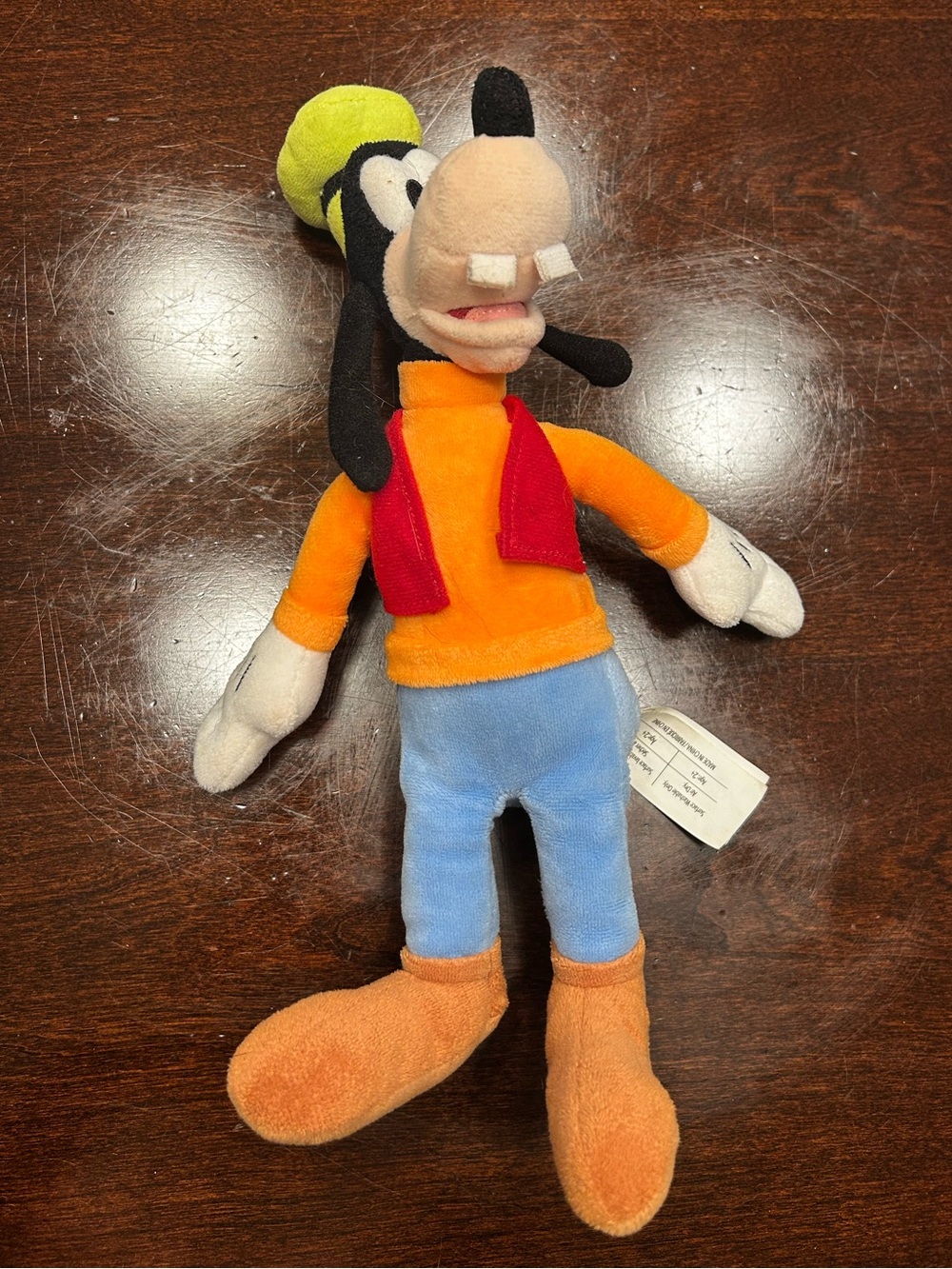 Disney Goofy Plush - Orange Shirt, Blue Pants, Green Hat